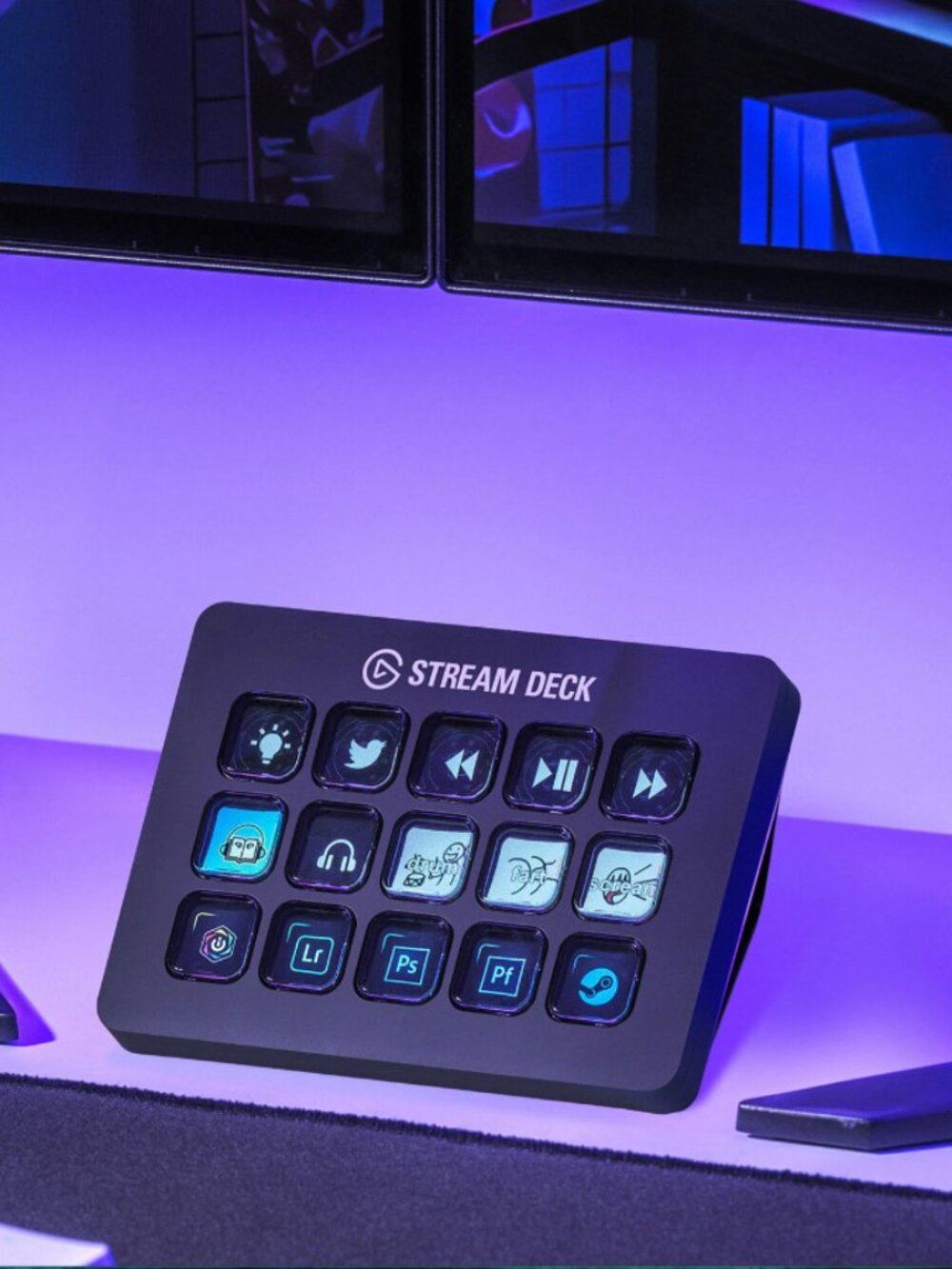 STREAM DECK LCD Keyboard, Deck & Stand by Elgato  #10GAA9901